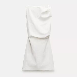 Zara NEW WITH TAGS - DRAPED MINI DRESS ZW COLLECTION